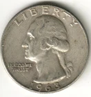 USA - 1963D - Washington ¼ $ - Silver Eagle - #16049RG