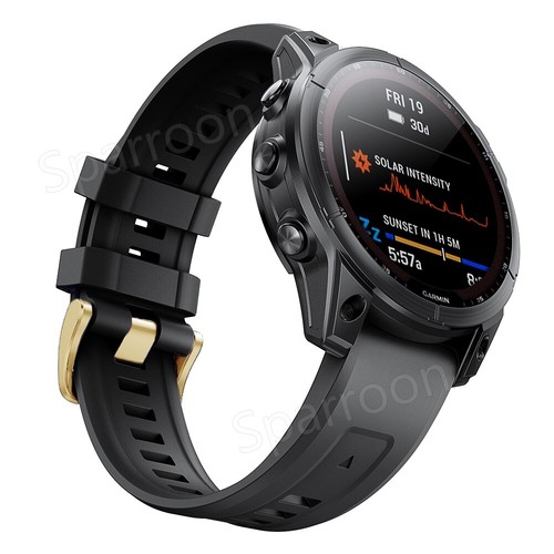 Quickfit 20 mm Armband für Garmin Fenix 7S 6S Sapphire Solar 5S Silikon Uhrenarmband - Bild 34 von 50