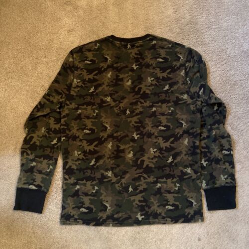 Polo Ralph Lauren Hemd Jungen Jugend Large Grün Schwarz Camouflage Thermo Langarm - Bild 4 von 4