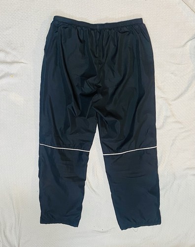 Y2K Nike Track Pants Youth L 12-14 Baggy Wide Leg Swishy - 第 2/5 張圖片