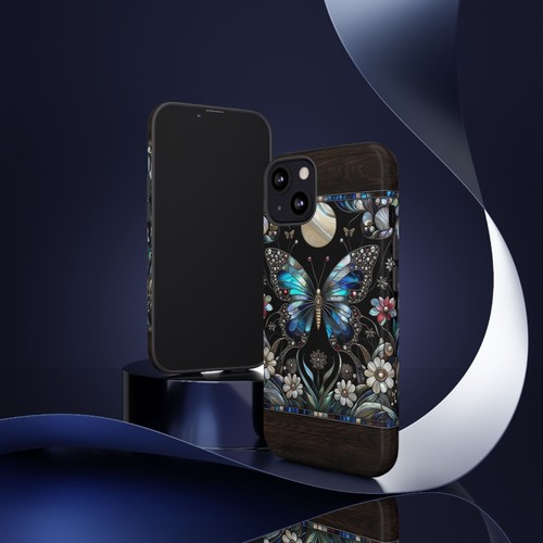 Faux Marcasite Butterfly Phone Case, Vintage-Inspired Design Cover | X91 - 第 98/277 張圖片