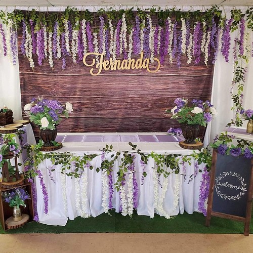 Versatile 36-Pc Purple Wisteria String Decor for Parties and Home Decoration - Picture 7 of 10