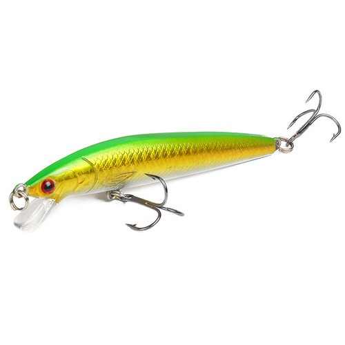 10PCS Fishing Lures Crankbaits Jerkbait Minnow Lot Hooks Crank Bait Bass Tackle - Picture 12 of 12