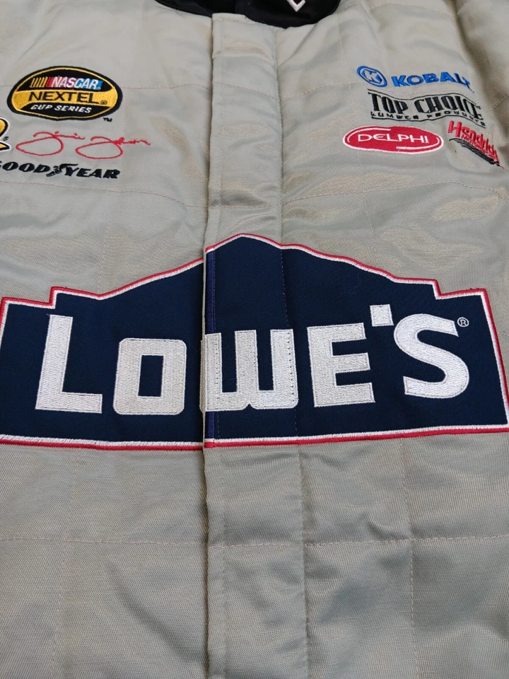 Jimmie Johnson #48 Lowe's Chase Authentics Driver Line Size XL Jacket  - Image 3 of 4
