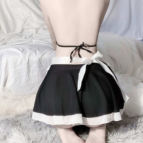 Sexy Dessous Damen Kostüm Cosplay Uniform Dienstmädchen Outfit Kostüm Set - Bild 5 von 6