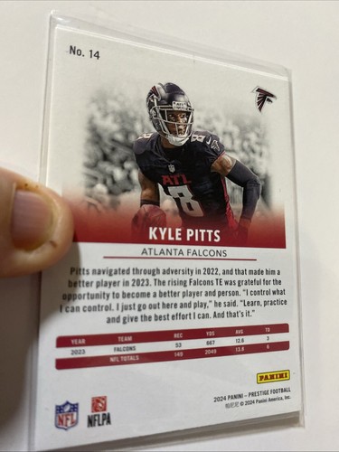 Kyle Pitts Panini Prestige Football 2024 - Picture 4 of 4