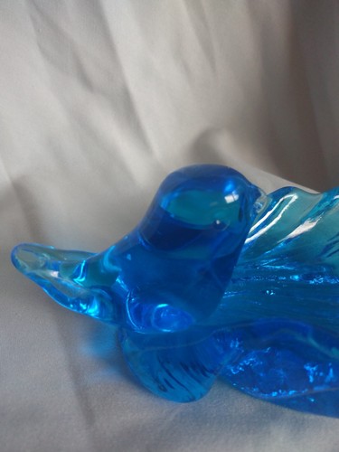Vintage 1988 Signed Bluebird Shell Trinket Dish R.Trumbull - Picture 5 of 7