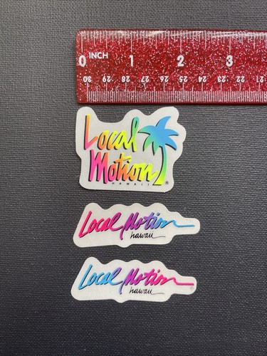 Local Motion Hawaii 3 Vintage Surf Sticker/ Decal - Picture 4 of 4
