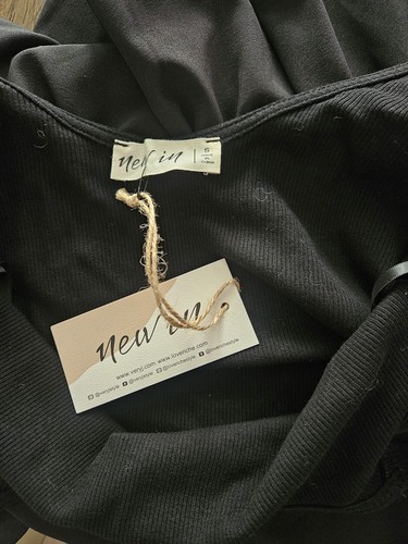 NWT Womens New In Black Tennis Dress Skort Romper Small S - Picture 4 of 6