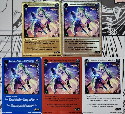 Grand Archive TCG KICKSTARTER Backer METAL Lorraine