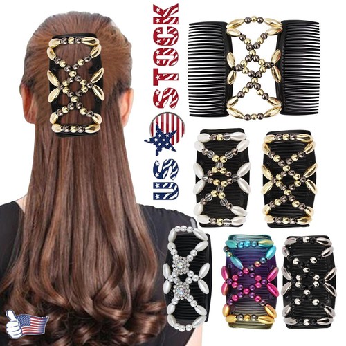 parade Tulips Hesitate Styling Tool Magic Hair Comb Double Comb Elastic Hairpin Beaded Hair Clip ZO | eBay parade Tulips Hesitate Styling Tool Magic Hair Comb Double Comb Elastic Hairpin Beaded Hair Clip ZO | eBay