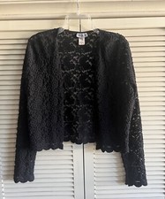 Women's Lacy Bolero Style Cardigan, size M