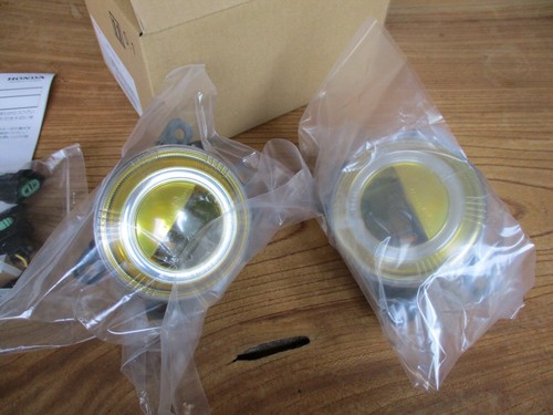 JDM HONDA CIVIC HATCHBACK SEDAN FK7 FC1 GENUINE OPTION LED FOG LIGHT YELLOW OEM - Picture 4 of 5