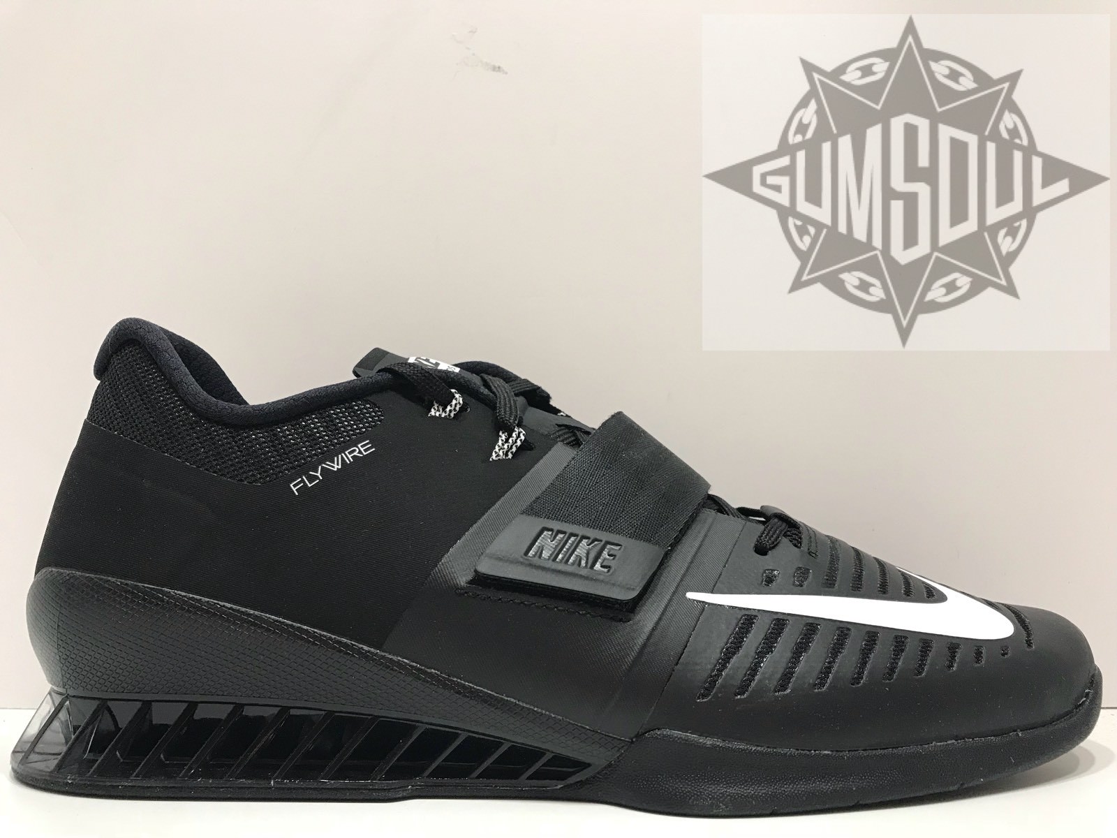 MEN’S NIKE ROMALEOS 3 WEIGHTLIFTING SHOES BLACK WHITE 852933 002 sz 13 MEN’S NIKE ROMALEOS 3 WEIGHTLIFTING SHOES BLACK WHITE 852933 002 sz 13