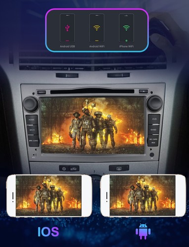Sat Nav Car Stereo GPS For Vauxhall Corsa C/D Antara Astra H Android 10 2G+32GB - Picture 9 of 12