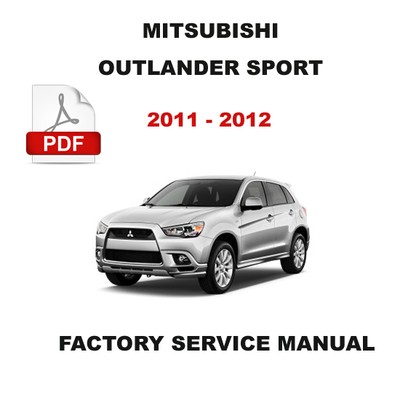 mitsubishi 2011 2012 outlander sport oem service repair manual wiring diagram ebay 2011 Mitsubishi Outlander Sport Wiring Diagram mitsubishi outlander sport engine