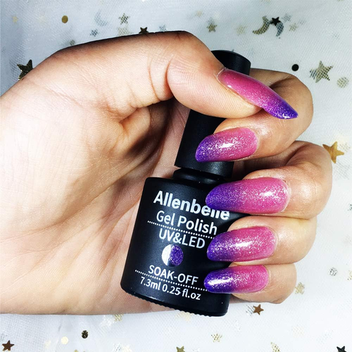 Smalto Semipermanente Camaleonte Nail Polish UV LED Gel Unghie (Kit Di 4 Pcs 7.3 - Foto 5 di 12