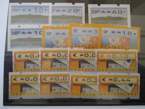 Briefmarken BRD ATM Sanssouci ,Postemblem, Briefkasten pfr