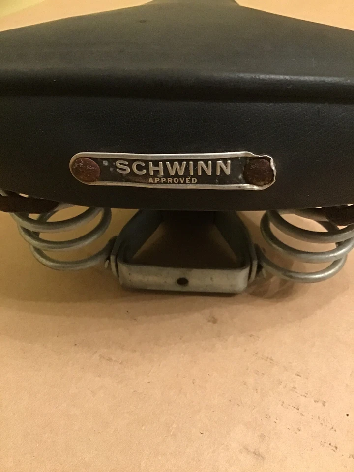 Винтажное Велосипедное Сиденье Scwinn С Пружиной с Чехлом для Значка T85 - Изображение 4 из 4