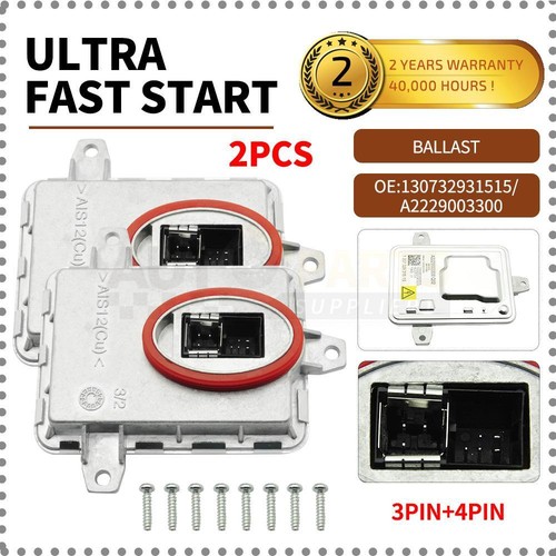 2pc HID Xenon Headlight Ballast For 2014-2017 Cadillac CTS XTS 3.6L 130732931515 - Picture 2 of 8