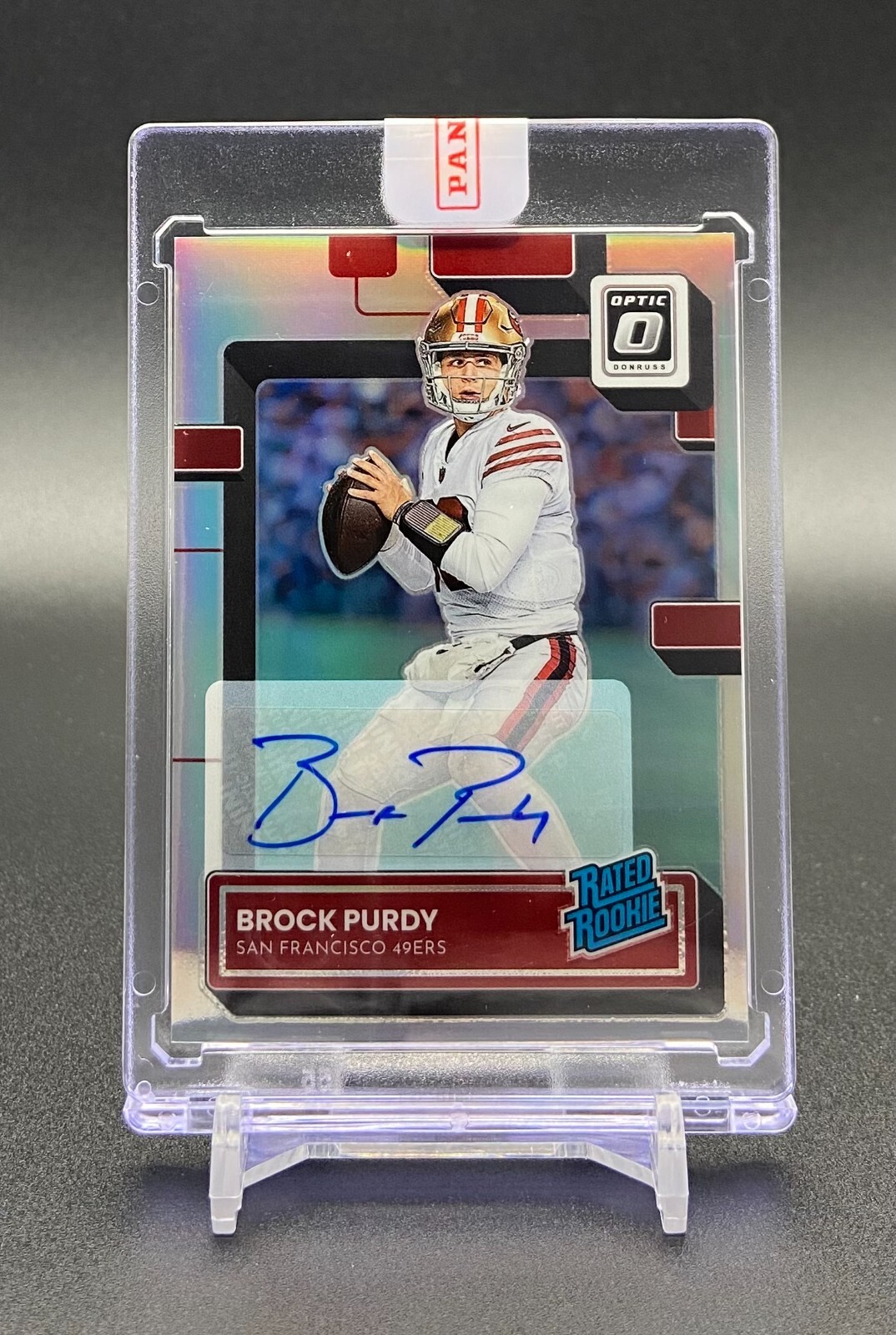 BROCK PURDY - 2022 Donruss Optic SILVER HOLO PRIZM RATED ROOKIE AUTO #d 085/125