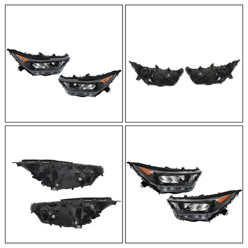 Headlamps Pair For Toyota RAV4 LE XLE 2019-2022 Black Clear RH+LH Headlights - Bild 8 von 11