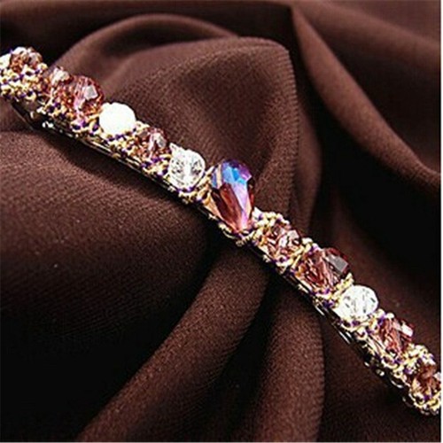 1pcs Jewel Band Girl Fashion Ladies Headwear Women Crystal Hair Gems Headband - Bild 2 von 26