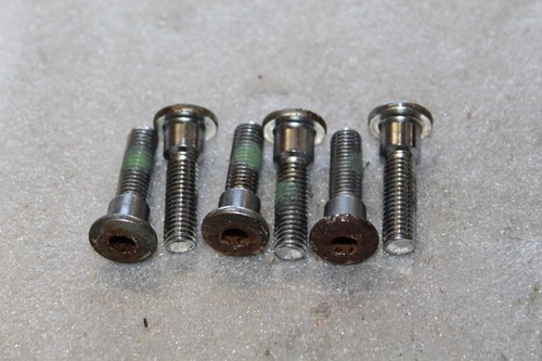 1983 Honda VF750F V45 INTERCEPTOR OEM REAR BRAKE ROTOR BOLTS DISC HARDWARE SCREW - Picture 5 of 12