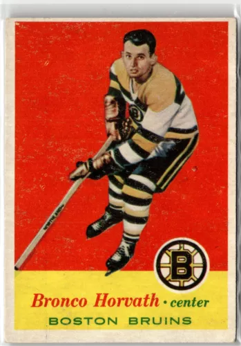 1957-58 Topps #7 Bronco Horvath