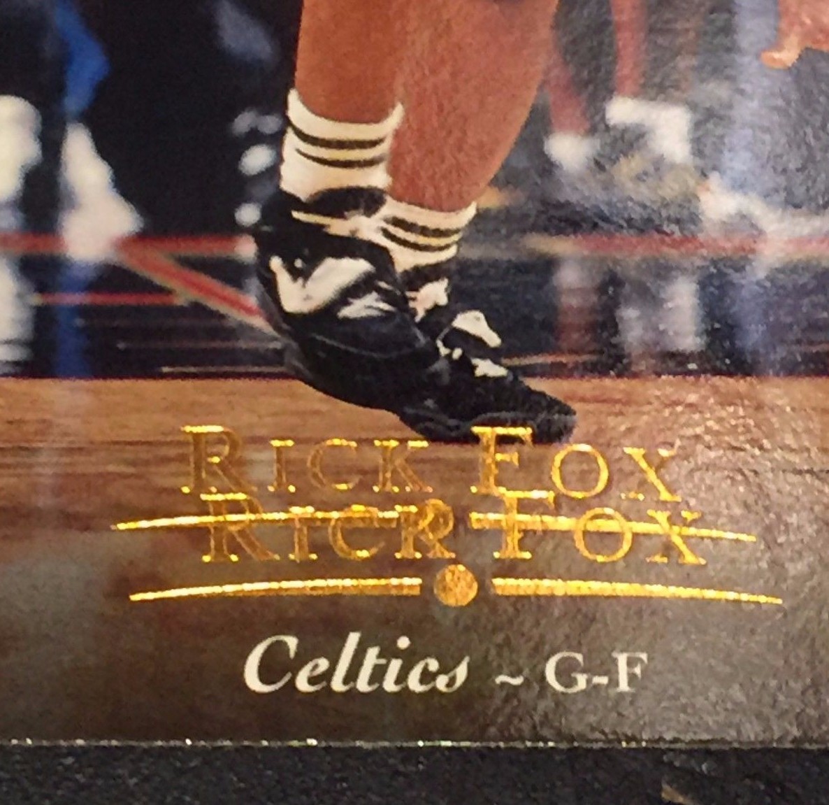 RICK FOX 1995-96 Upper Deck ERROR Double Name Logo RARE Card