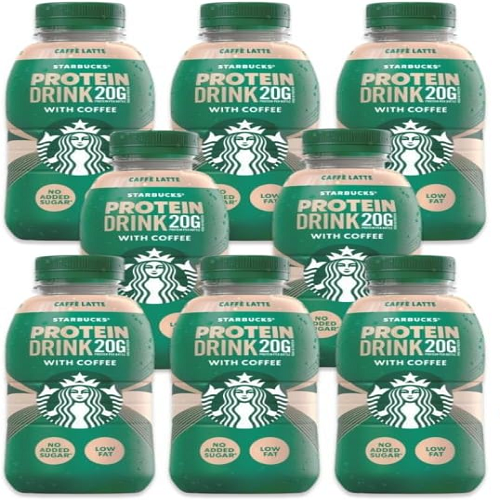 Starbucks Caffe Latte Flavour Protein Coffee Drinks 8x330ml Best Before OCT25 - Picture 1 of 5