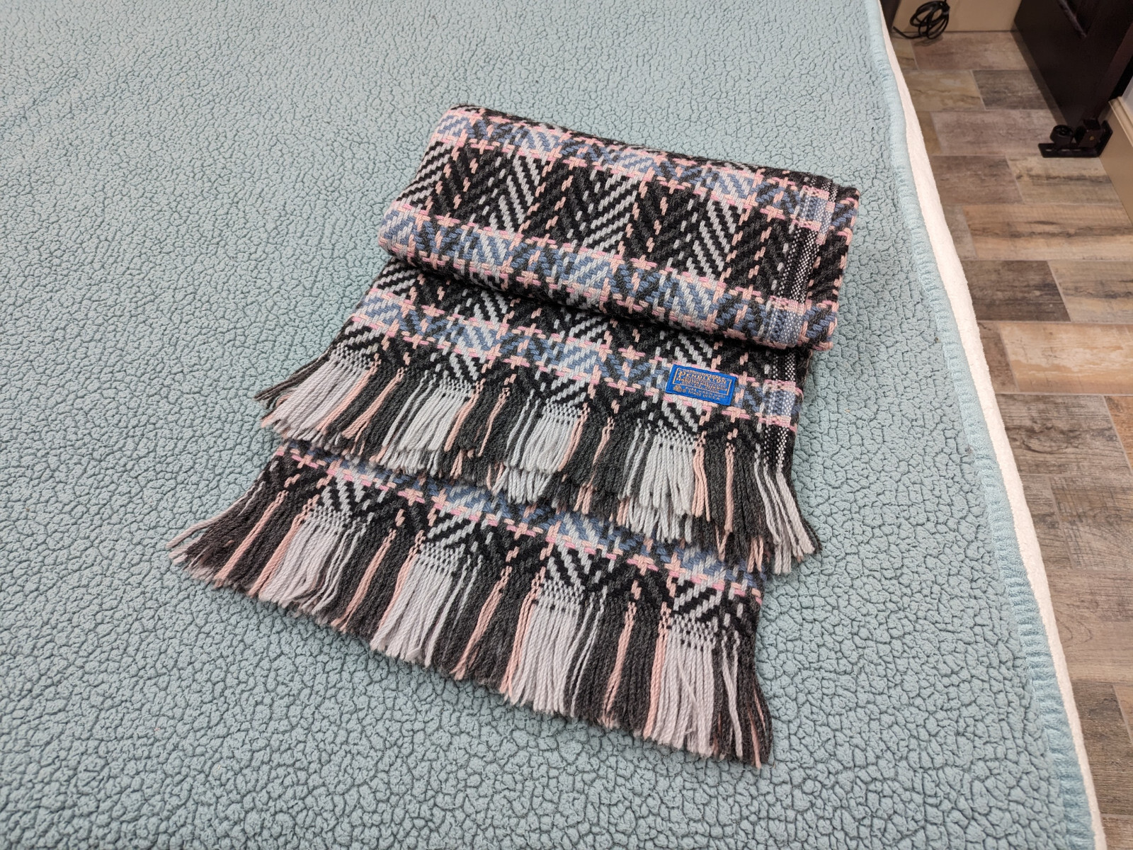 Pendleton 100% Virgin Wool Blanket Size 57x66 - Photo 5 sur 5