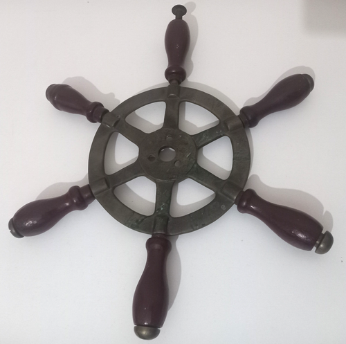 Small Craft Boat Helm Steering Wheel - Marine/Maritime Antique/Vintage - 12.5"