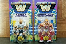 MASTERS OF TE WWE UNIVERSE WAVE 6  GOLBERG AND ULTIMATE WARRIOR ACTION FIGURES