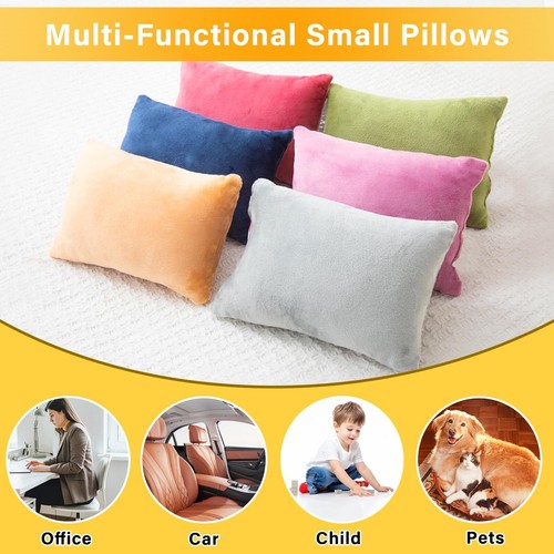 2 Pack Small Pillow Memory Foam Mini Pillow 11 X 7 Inches for Travel Sleeping... - Picture 5 of 7