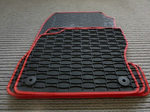 $$ Tappetini in Gomma per Smart Fortwo 450 + Bordo ECOPELLE + Tappetini in Gomma + NUOVI - Foto 3 di 4