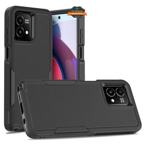 For Motorola Moto Edge+ Plus 2023 Hybrid Rugged Dual Layer 2in1 TPU Case Cover - Imagen 2 de 36