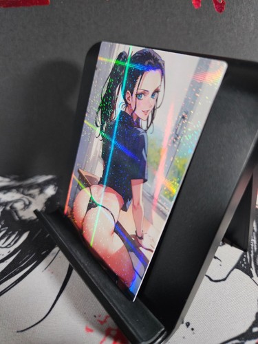 Nico Robin One Piece Art Card Holo Glitter Anime Sexy Waifu CCG - Foto 2 di 3