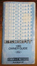 1983 Ford Escort Owner's Owners Guide Glove Box Manual 83 FoMoCo OEM