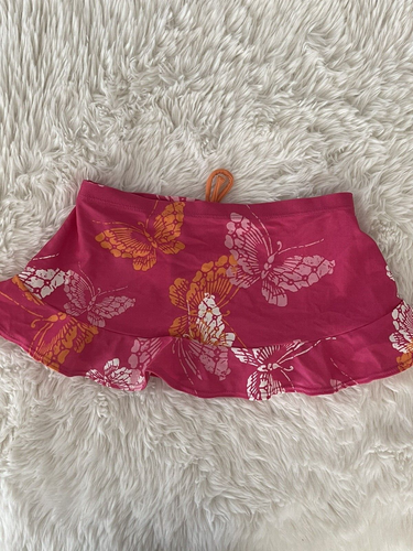 NWT GAP KIDS GIRLS SMALL 6-7 PINK SWIM COVER UP SKIRT BUTTERFLIES BUTTERFLY - Picture 2 of 4