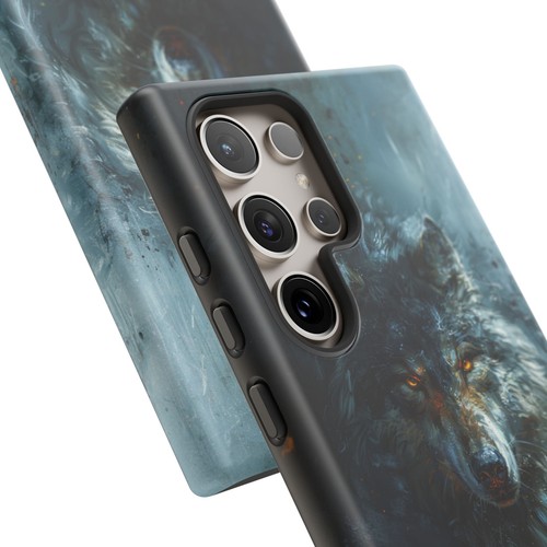 Gray Wolf Brushed Painting - Phone Ink Cover Case for iPhone, Galaxy, Pixel - 第 223/281 張圖片
