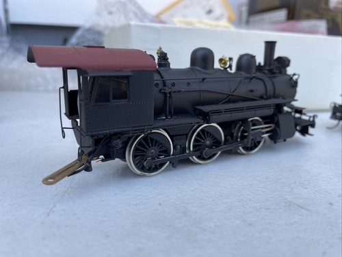 HO PFM S-49 Fuji Brass Southern Pacific M-4 Mogul 2-6-0 Black W/red Cab Roof - Picture 10 of 22