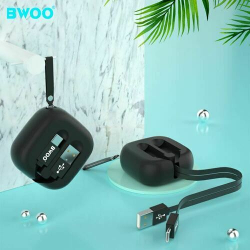 Cavo Carica e Sync Dati Retrattile Anti Groviglio Plug 8 Pin Micro Usb Type-C - Foto 8 di 11