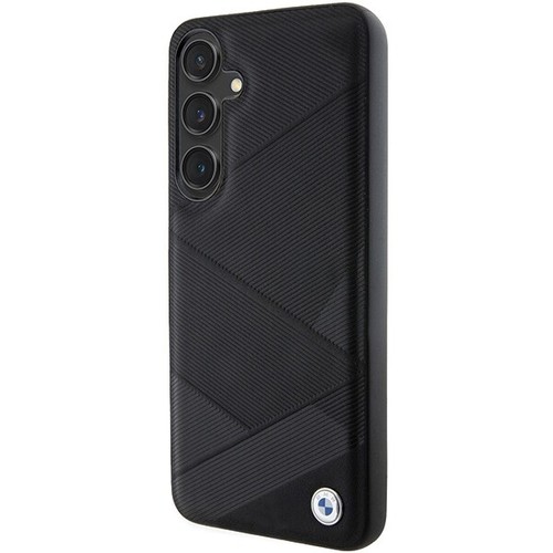 BMW Samsung S24+ Plus Hülle Case Cover Genuine Leather Signature Crossing Lines - Bild 2 von 6