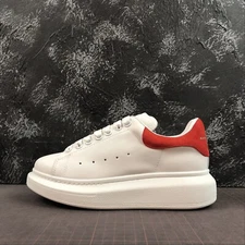 Alexander Mcqueen Red White Mens Casual Shoes