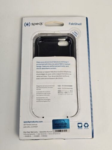 NEW SPECK FabShell MegaPlaid Black Case iPhone 5 5S SPK-A0762 - New Sealed - Picture 2 of 3