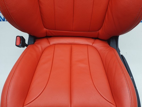 BMW 1 SERIES FRONT LEFT PASSENGER SIDE SPORT SEAT LEATHER DAKOTA RED HEATED F40 - Picture 5 of 13