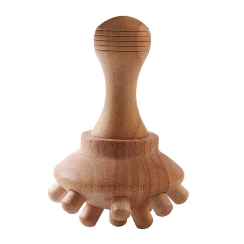 Herramienta de Masa de Terapia Con Forma de Hongo de Madera, Rllo de Masa d V4J4 - Imagen 9 de 9