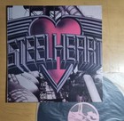 EX / STEELHEART - Self Title [ Korea Rare LP Vinyl ] Lyric Back Cover