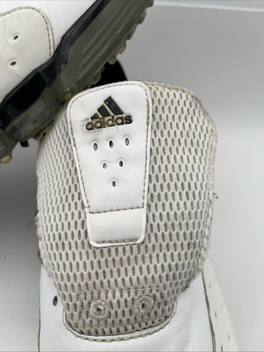 Adidas AdiPure Men’s Leather Golf Shoes White/Black Stripe Size 13 Model 791003 - Picture 6 of 24
